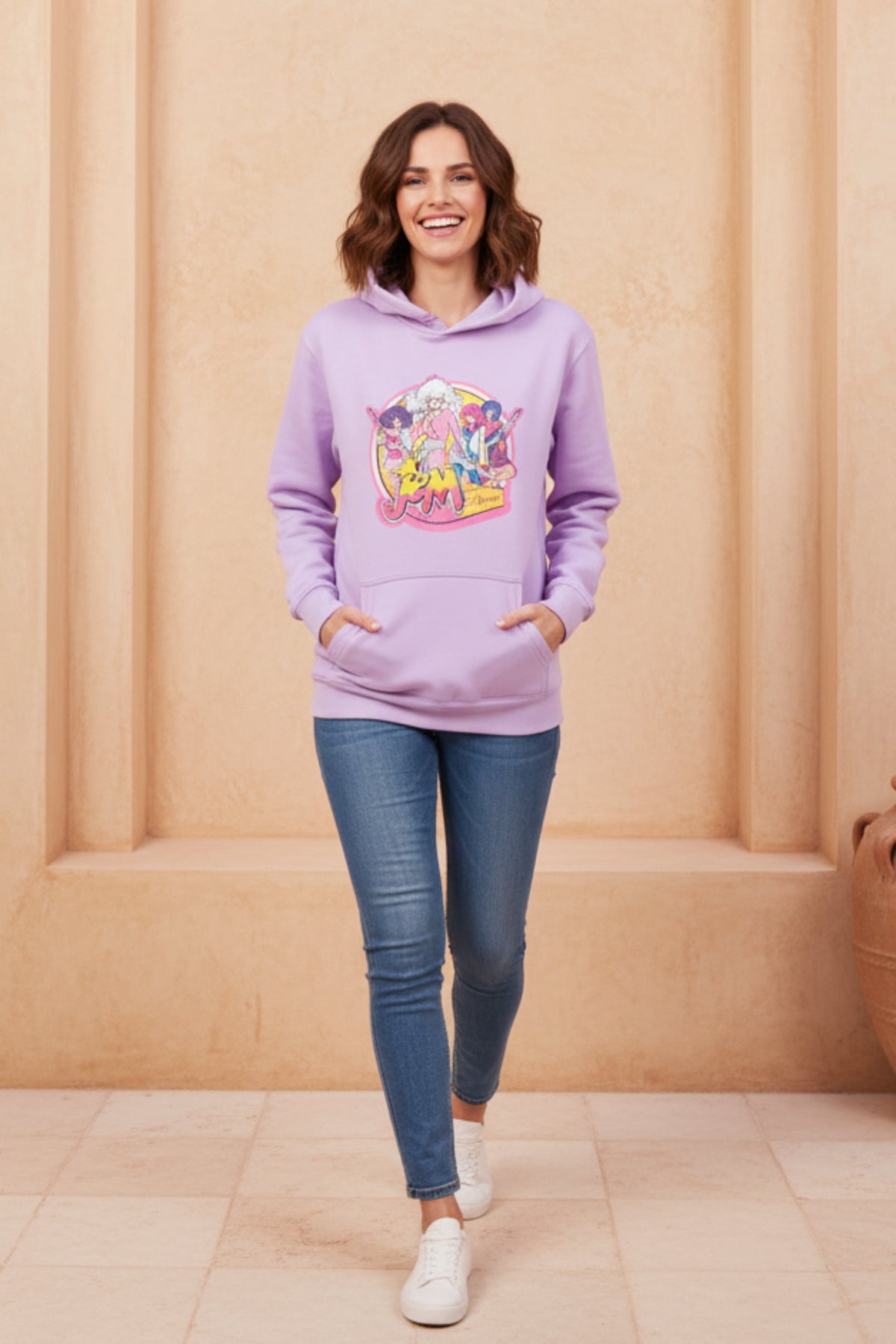 Women Holograms Graphic Hoodie