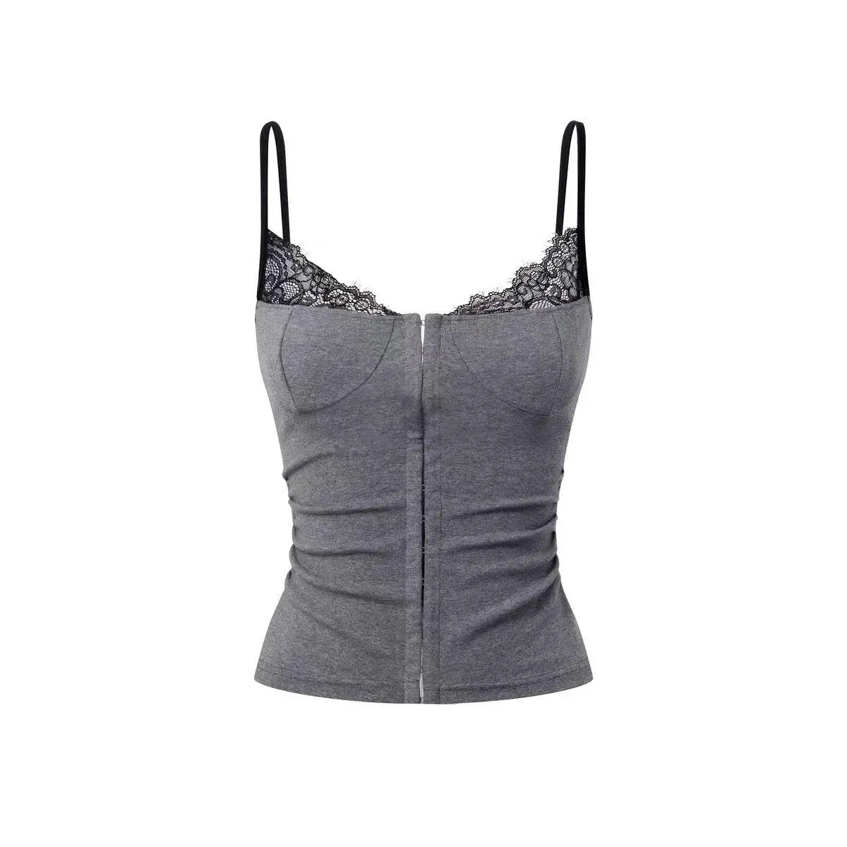 Women Patchwork Lace Tank Top