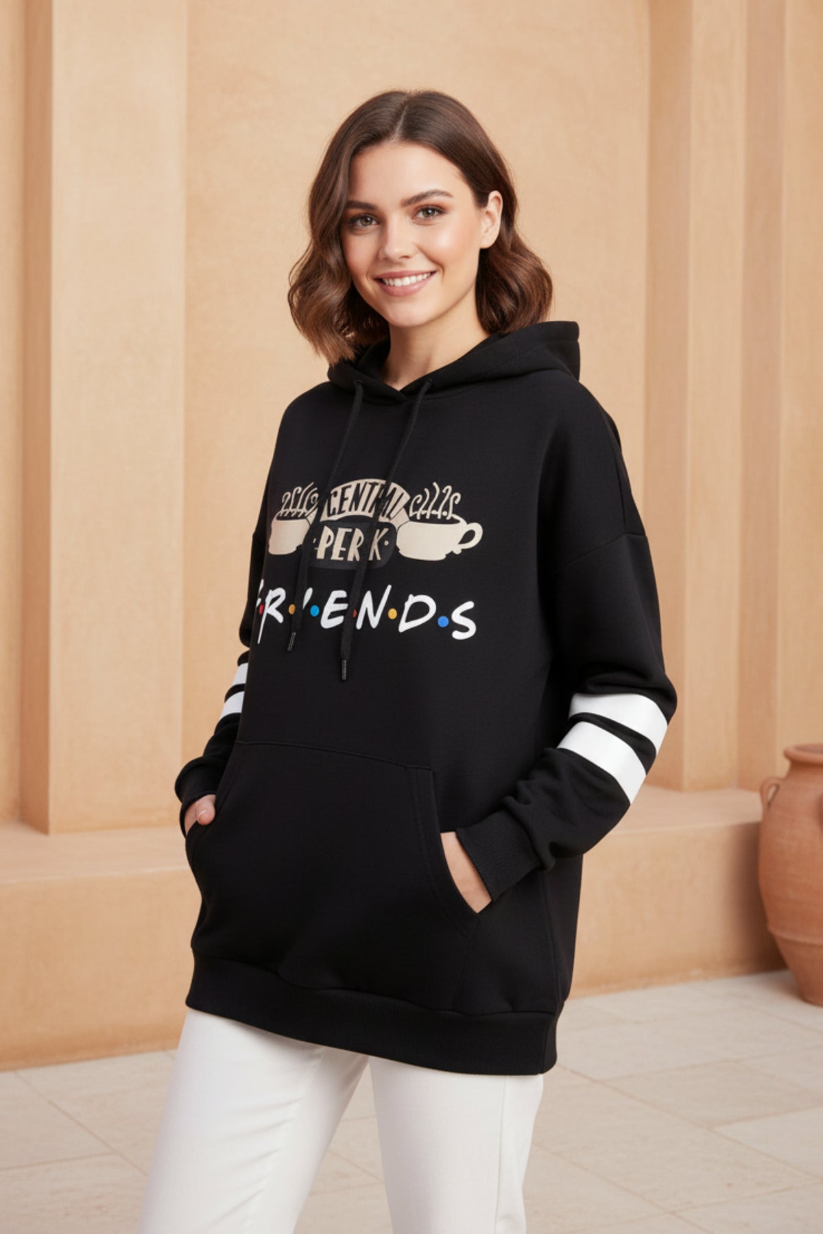 Women Friends Graphic Hoodie