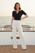 Women Lightweight Knit Polo Shirt