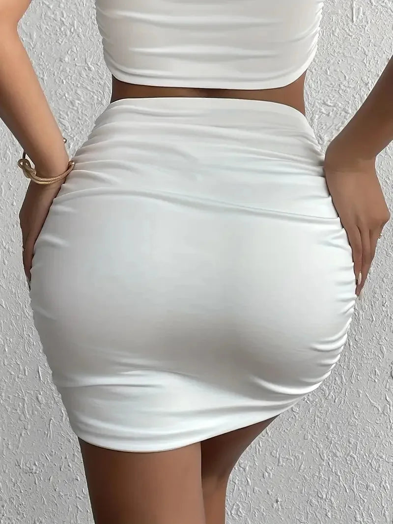 Women Slim Fit Pencil Mini Skirt
