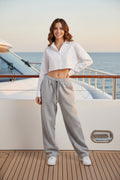 Women Lace-Up Sweatpants
