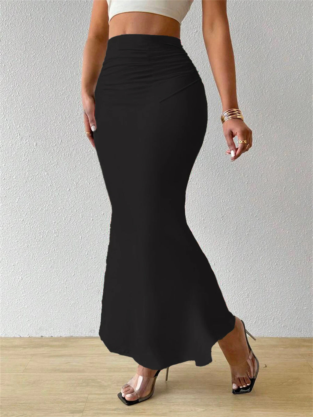 Women Slim Fishtail Mini Skirt