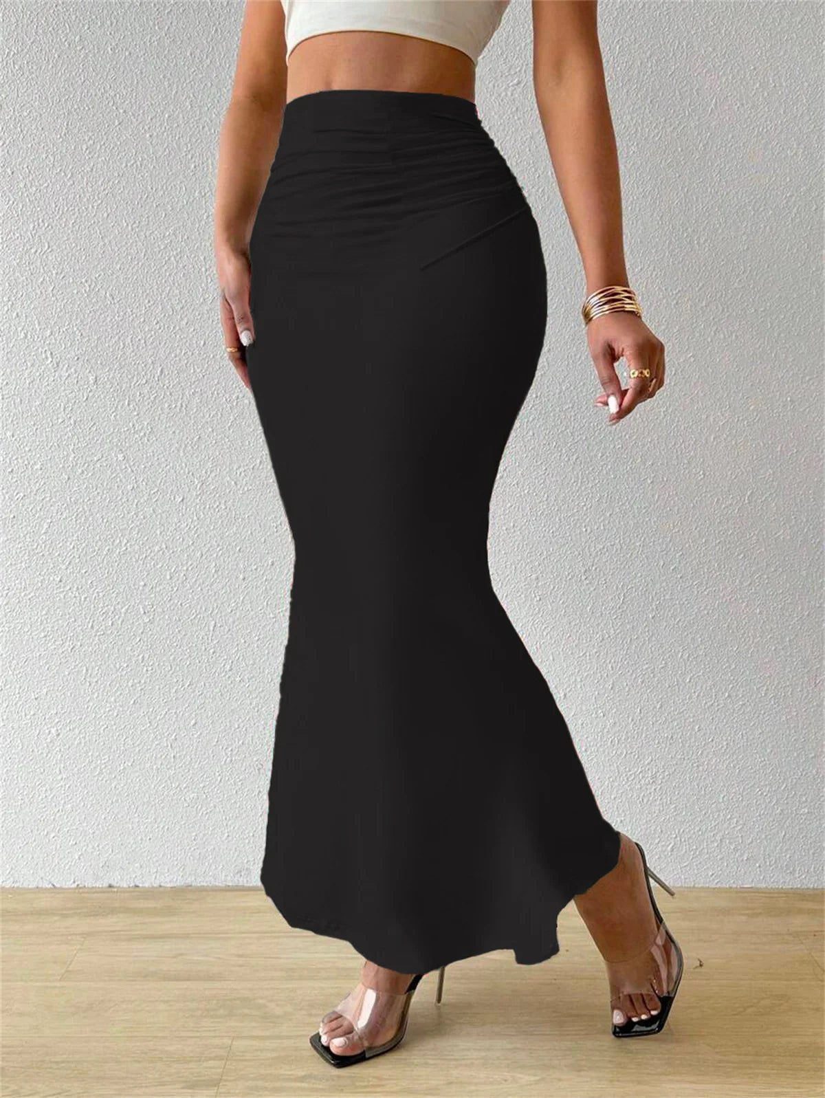 Women Slim Fishtail Mini Skirt