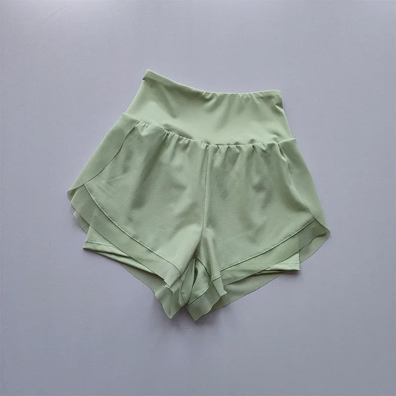 Women High-Waisted Mesh Skorts