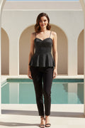 Women Vintage Polka Dot Tank Top