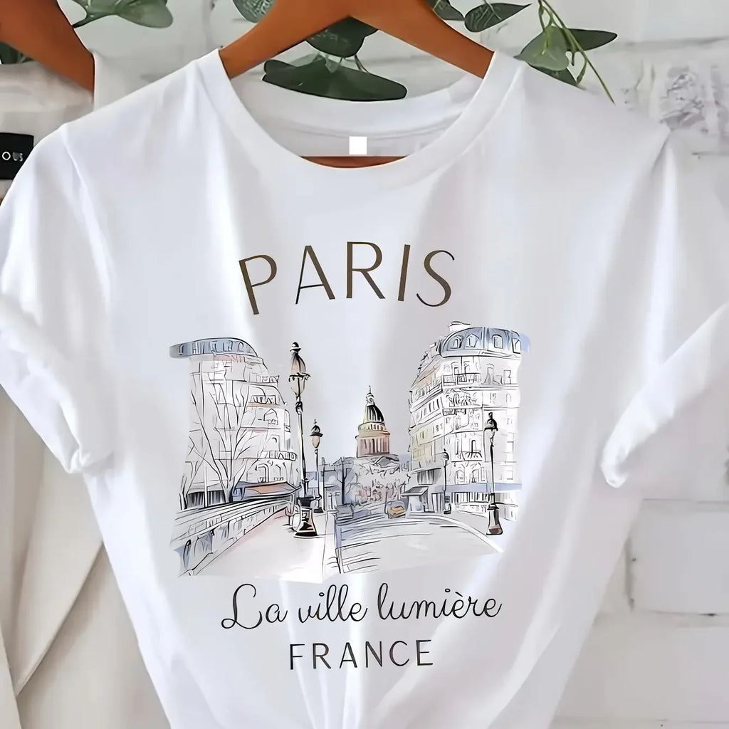 Women Paris Graphic T-Shirt