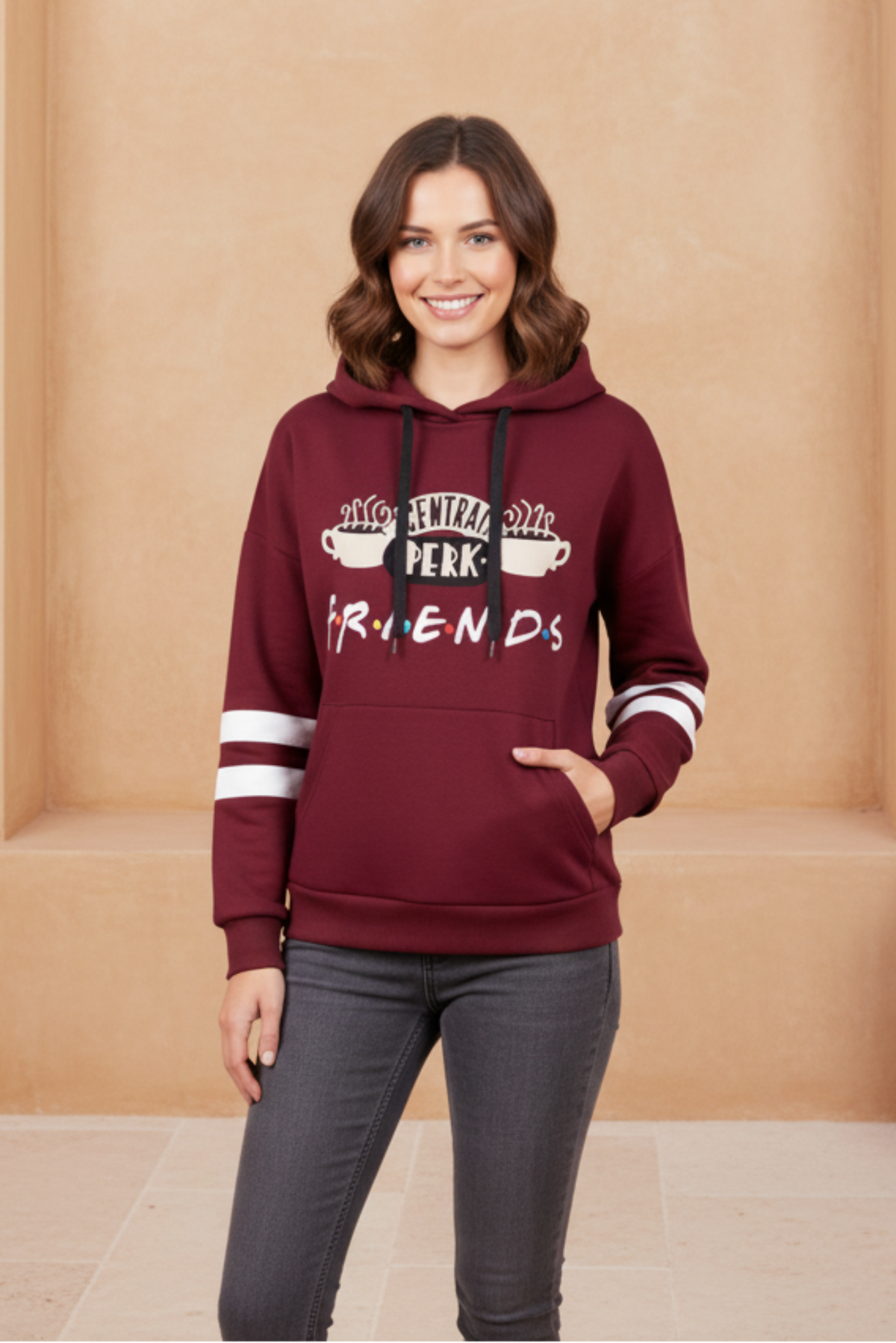 Women Friends Graphic Hoodie