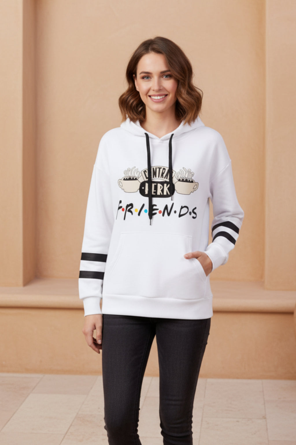 Women Friends Graphic Hoodie