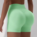 Women Seamless Scrunch Biker Shorts