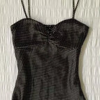 Women Vintage Polka Dot Tank Top