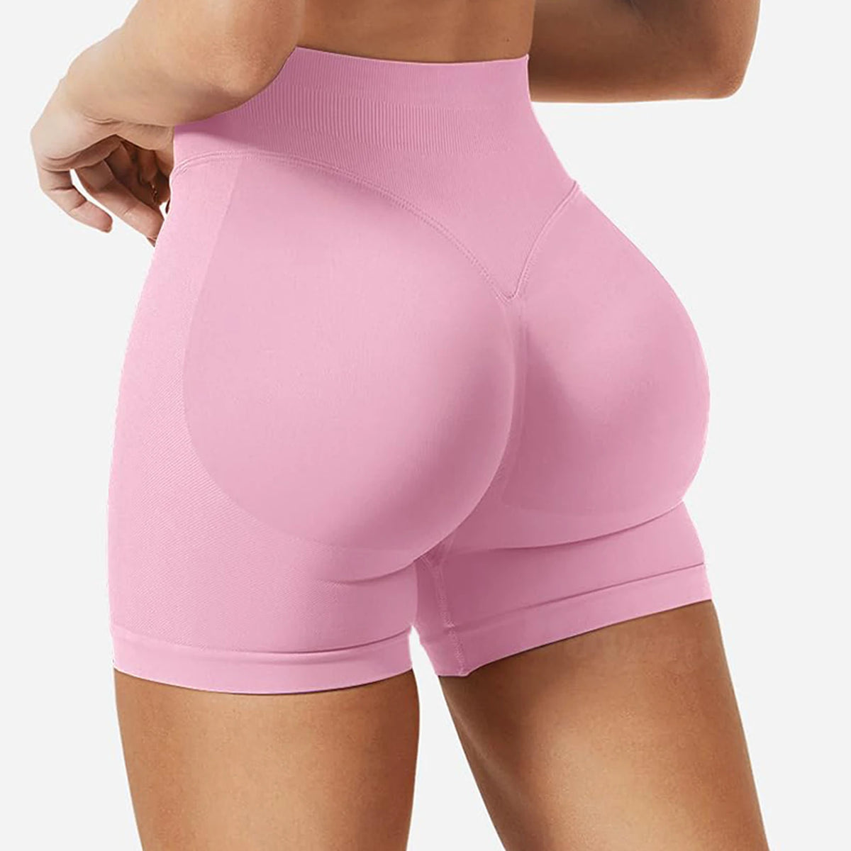 Women Seamless Scrunch Biker Shorts