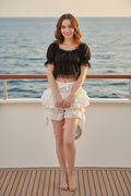 Women Pleated Lolita Bloomers Shorts