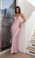 Women V-Neck Spaghetti Strap Dress
