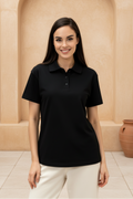 Women Oversized Breathable Polo Shirt